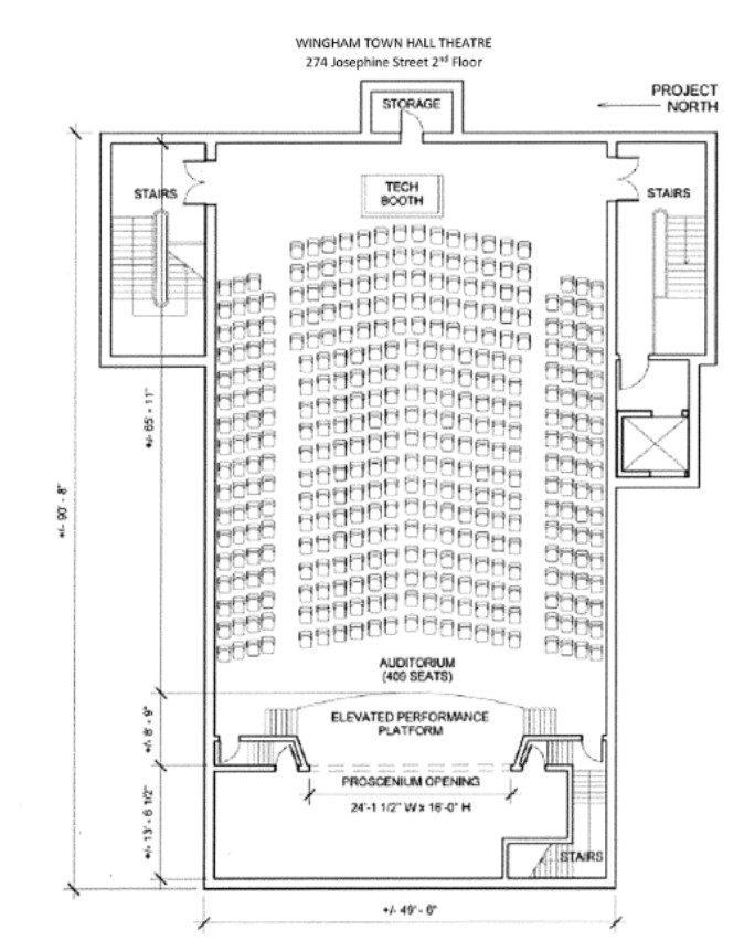 proscenium theatre floor plan