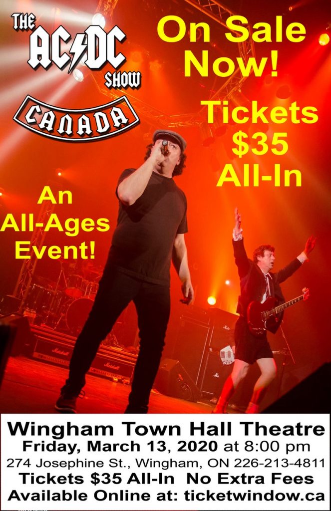 The AC/DC Show – Canada! – Wingham Town Hall Theatre